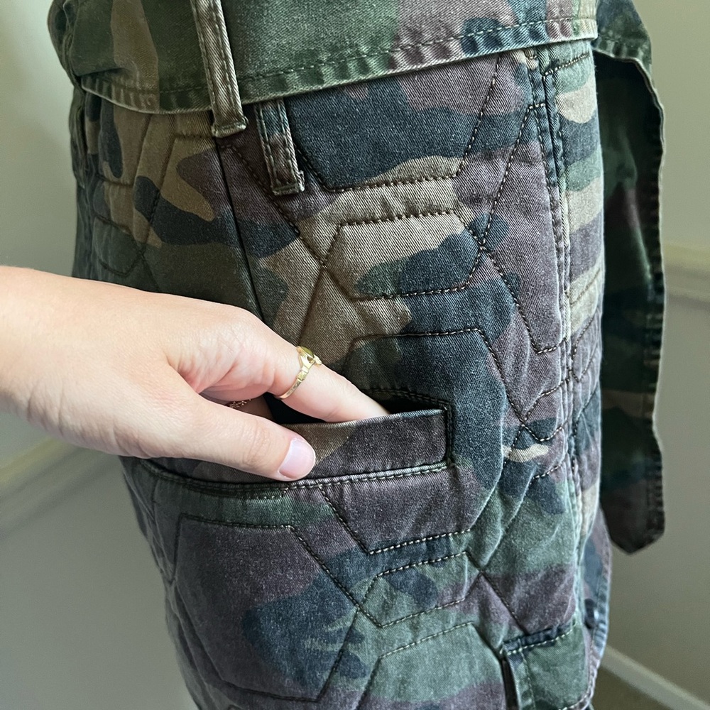 Marissa Webb Katrina Quilted Woodland Camo Mini‎ Skirt - Picture 10 of 16